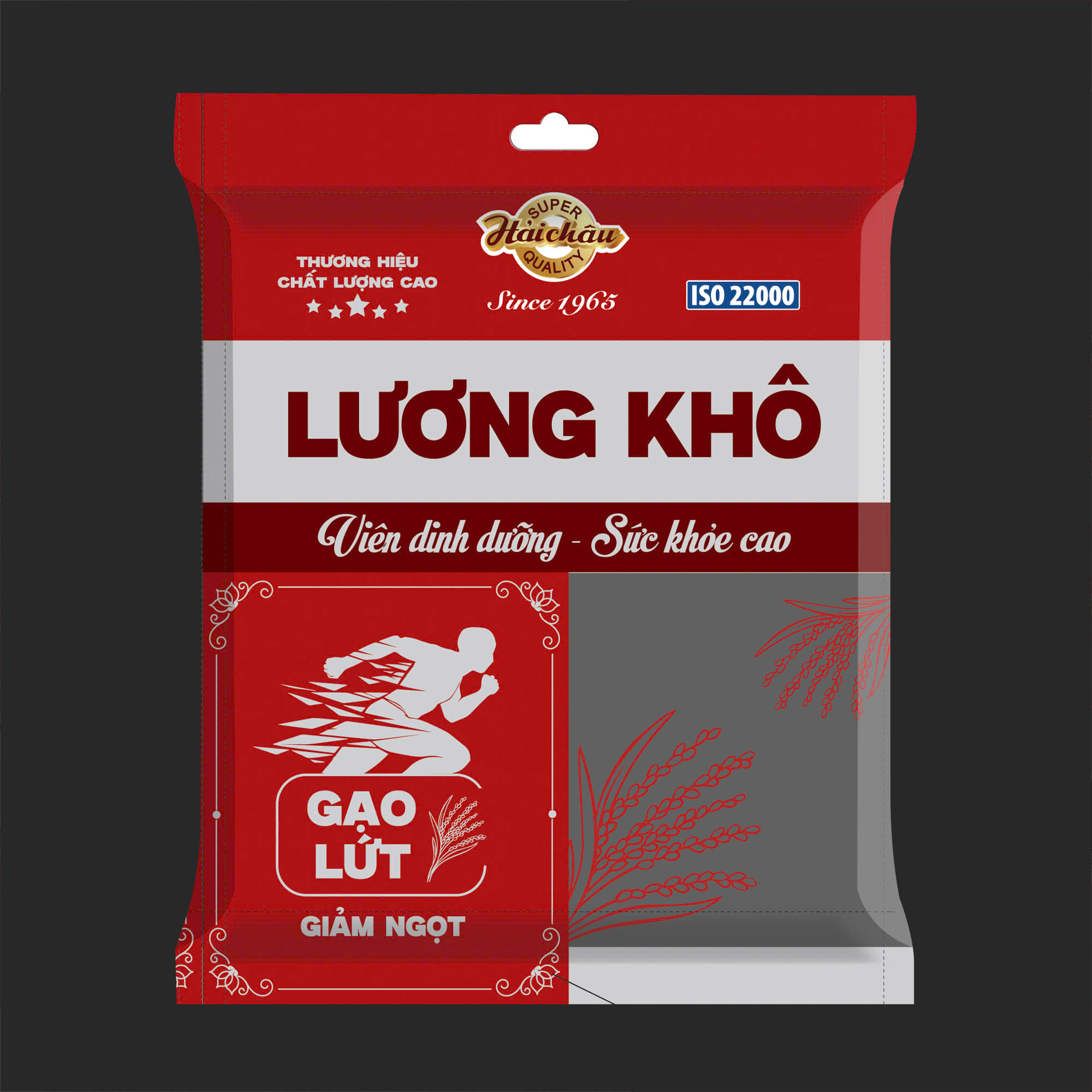 Lương khô mini Gạo lứt 350gr