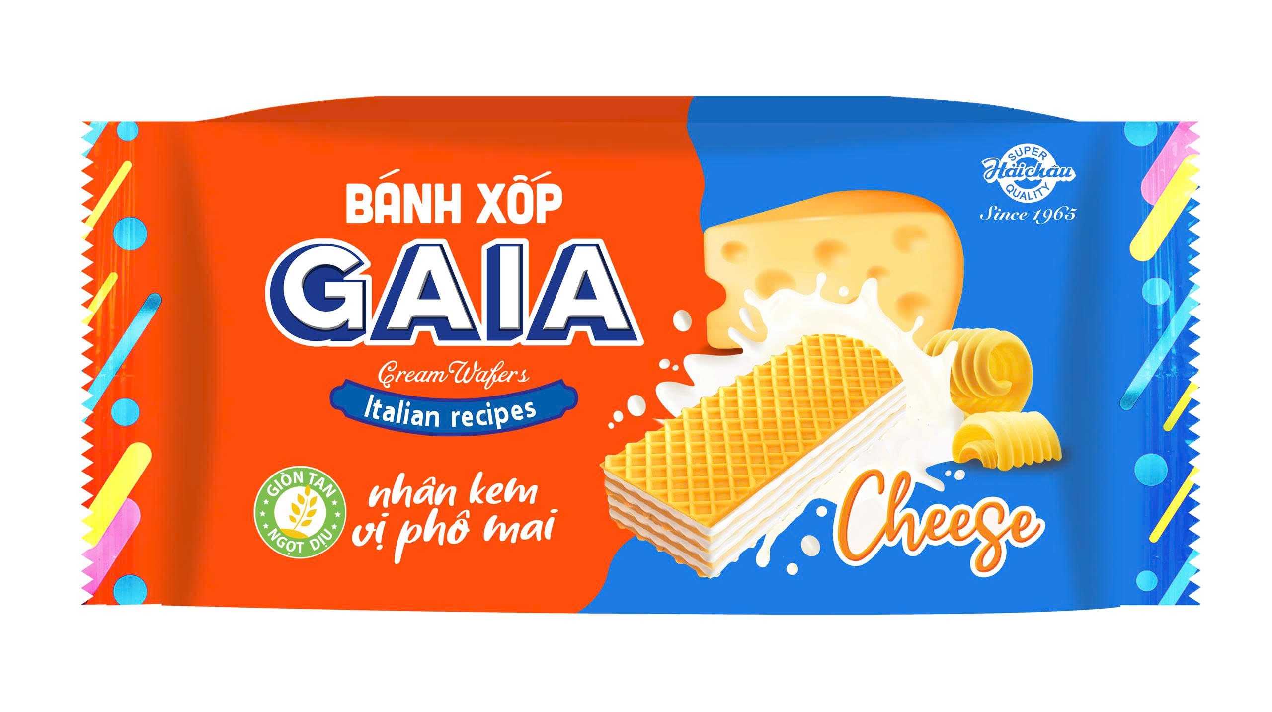 Bánh Kem xốp Gaia 205g vị phô mai