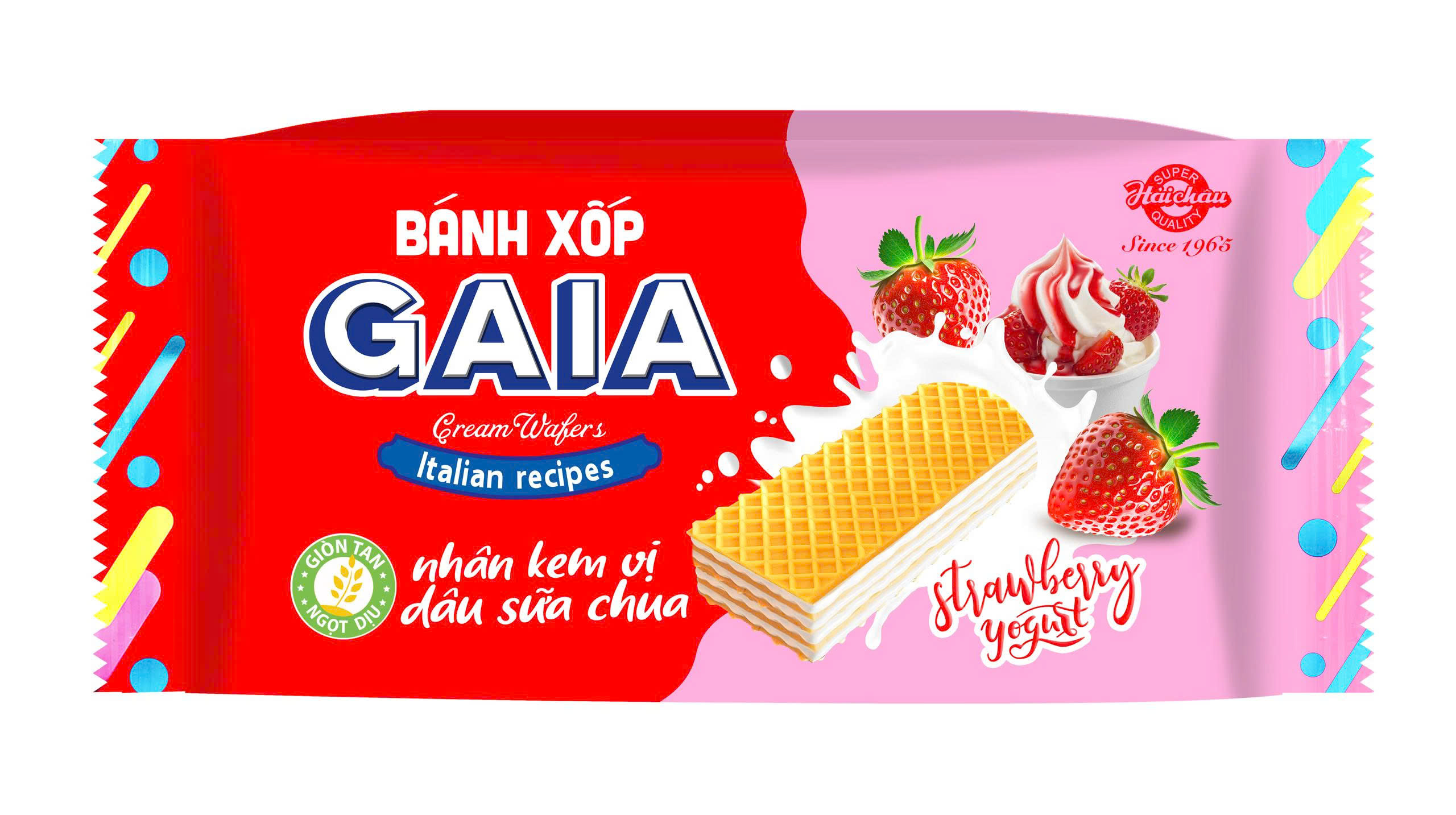 Bánh Kem xốp Gaia 205g vị sữa chua